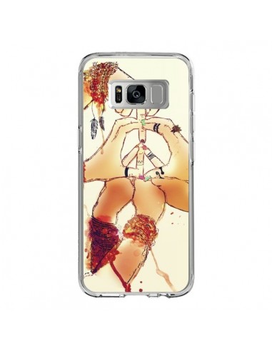 Coque Samsung S8 Peace and Love - Sara Eshak