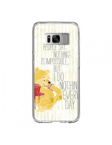 Coque Samsung S8 Winnie I do nothing every day - Sara Eshak