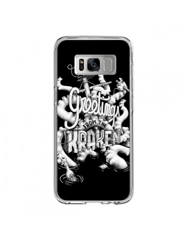 Coque Samsung S8 Greetings from the kraken Tentacules Poulpe - Senor Octopus
