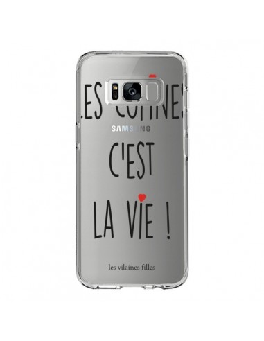 Coque Samsung S8 Les copines, c'est la vie Transparente - Les Vilaines Filles