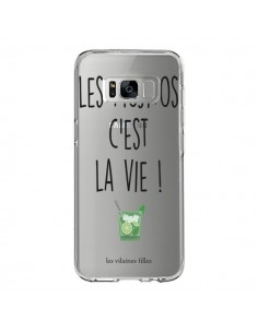 Coque Samsung S8 Les Mojitos, c'est la vie Transparente -...