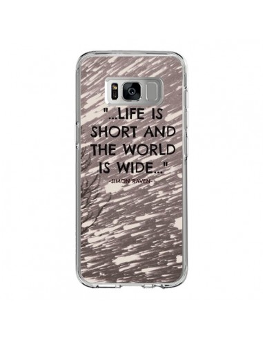 Coque Samsung S8 Life is short Foret - Tara Yarte