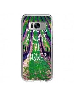 Coque Samsung S8 Wine is always the answer Vin - Tara Yarte