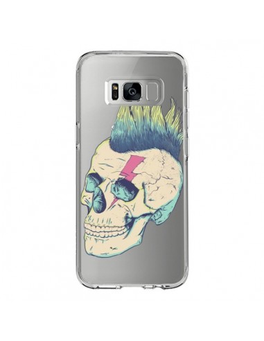 Coque Samsung S8 Tête de Mort Crane Punk Transparente - Victor Vercesi