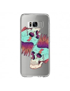 Coque Samsung S8 Tête de Mort Crane Punk Double...