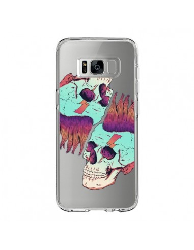 Coque Samsung S8 Tête de Mort Crane Punk Double Transparente - Victor Vercesi