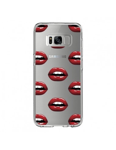 Coque Samsung S8 Lèvres Rouges Lips Transparente - Yohan B.