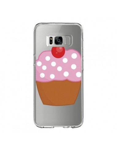 Coque Samsung S8 Cupcake Cerise Transparente - Yohan B.