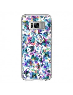 Coque Samsung S8 Aquatic Flowers Blue - Ninola Design