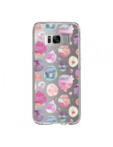 Coque Samsung S8 Big Watery Dots Pink - Ninola Design