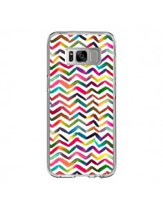 Coque Samsung S8 Chevron Stripes Multicolored - Ninola...