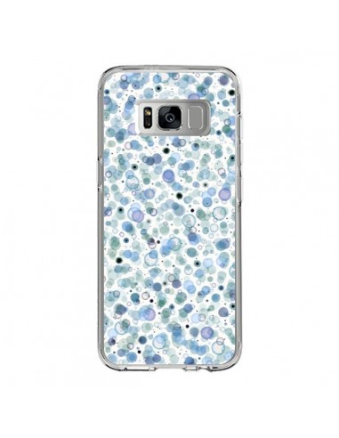Coque Samsung S8 Cosmic Bubbles Blue - Ninola Design