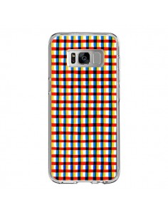 Coque Samsung S8 Crossed Eyes Lines Red - Ninola Design