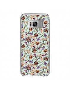 Coque Samsung S8 Dry Blue Flowers - Ninola Design