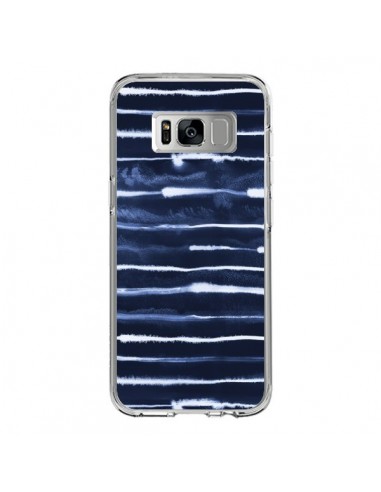 Coque Samsung S8 Electric Lines Navy - Ninola Design