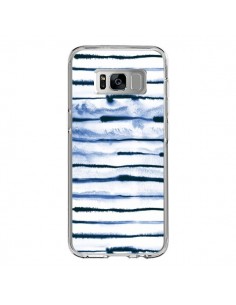 Coque Samsung S8 Electric Lines White - Ninola Design