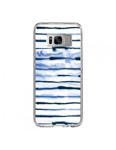 Coque Samsung S8 Electric Lines White - Ninola Design