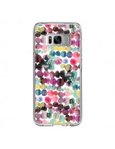 Coque Samsung S8 Gradient Tropical Color Lines - Ninola...