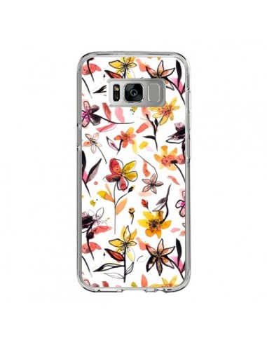 Coque Samsung S8 Ink Bleeding Dots Pink - Ninola Design