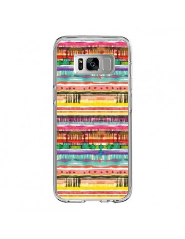 Coque Samsung S8 Ink Dust Blue - Ninola Design