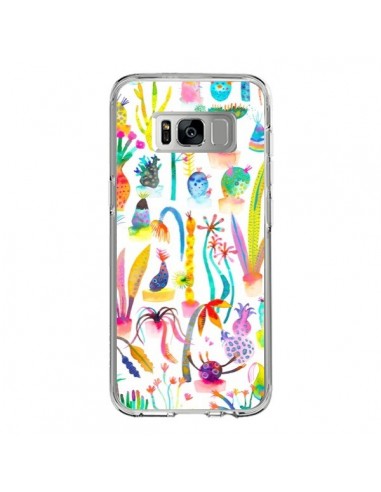 Coque Samsung S8 Little Textured Dots White - Ninola Design