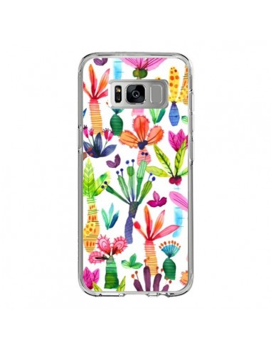 Coque Samsung S8 Overlapped Watercolor Dots - Ninola Design
