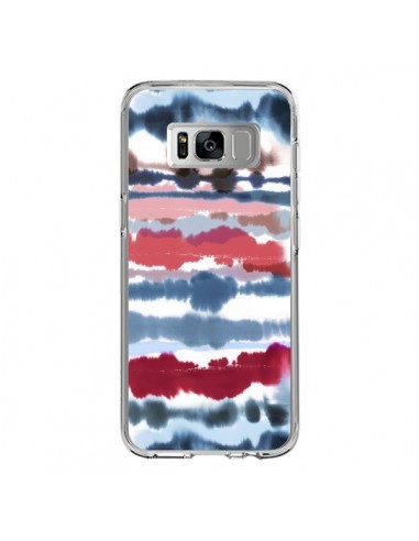 Coque Samsung S8 Smoky Marble Watercolor Dark - Ninola Design