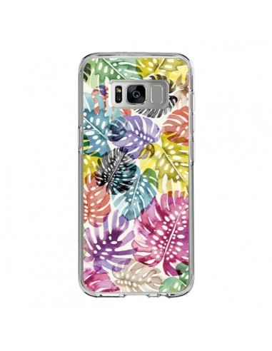 Coque Samsung S8 Tigers and Leopards Yellow - Ninola Design