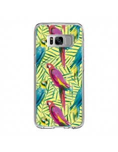 Coque Samsung S8 Tropical Monstera Leaves Multicolored -...