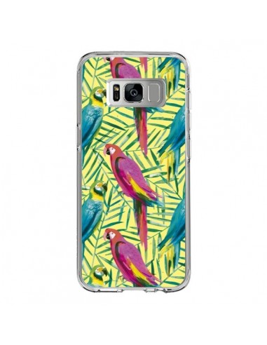 Coque Samsung S8 Tropical Monstera Leaves Multicolored - Ninola Design