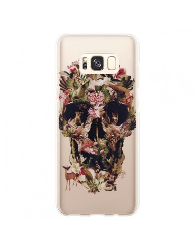 Coque Samsung S8 Plus Jungle Skull Tête de Mort Transparente - Ali Gulec