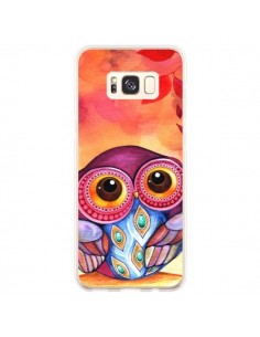 Coque Samsung S8 Plus Chouette Feuilles Automne - Annya Kai