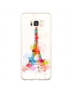 Coque Samsung S8 Plus Paris Tour Eiffel Muticolore -...