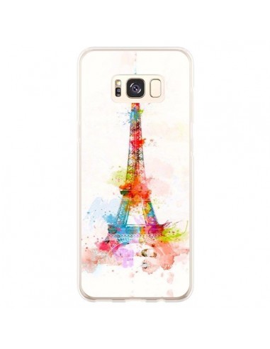 Coque Samsung S8 Plus Paris Tour Eiffel Muticolore - Asano Yamazaki