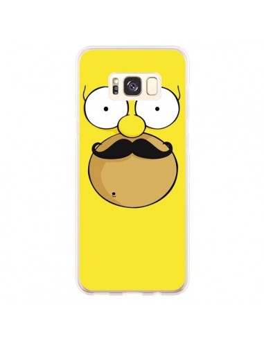 Coque Samsung S8 Plus Homer Movember Moustache Simpsons - Bertrand Carriere