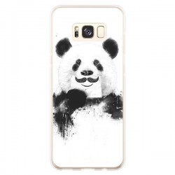 Coque Samsung S8 Plus Funny Panda Moustache Movember -...