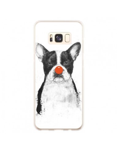 Coque Samsung S8 Plus Clown Bulldog Chien Dog - Balazs Solti