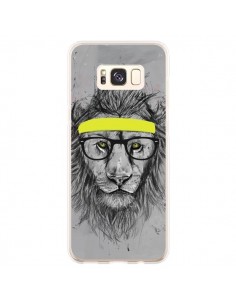 Coque Samsung S8 Plus Hipster Lion - Balazs Solti
