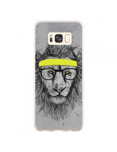 Coque Samsung S8 Plus Hipster Lion - Balazs Solti