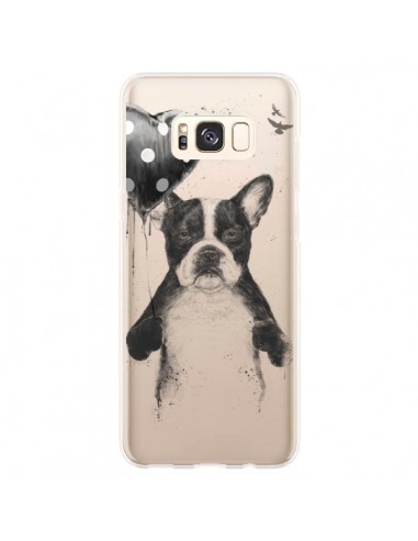 Coque Samsung S8 Plus Love Bulldog Dog Chien Transparente - Balazs Solti