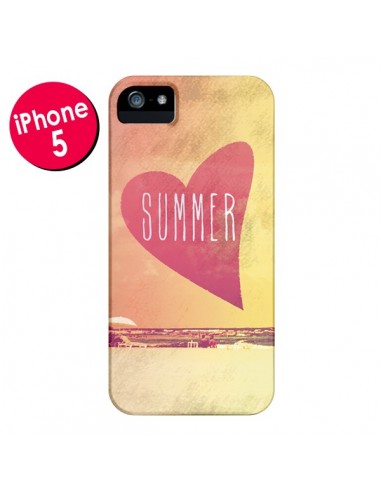 Coque Summer Love Eté pour iPhone 5 et 5S - Mary Nesrala