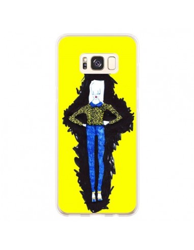 Coque Samsung S8 Plus Julie Femme Fashion Mode Jaune - Cécile