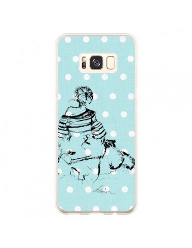 Coque Samsung S8 Plus Croquis Pois Femme Fashion Mode - Cécile