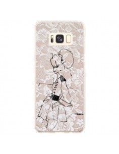 Coque Samsung S8 Plus Croquis Dentelle Femme Fashion Mode...