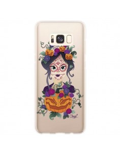 Coque Samsung S8 Plus Femme Closed Eyes Santa Muerte...