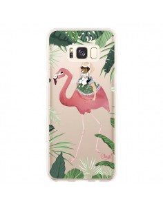 Coque Samsung S8 Plus Lolo Love Flamant Rose Chien...