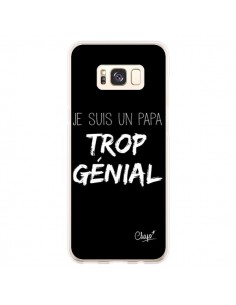 Coque Samsung S8 Plus Je suis un Papa trop Génial Noir -...