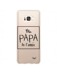 Coque Samsung S8 Plus Elu Papa de l'Année Transparente -...