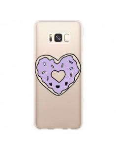 Coque Samsung S8 Plus Donuts Heart Coeur Violet...