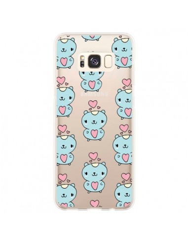 Coque Samsung S8 Plus Hamster Love Amour Transparente - Claudia Ramos